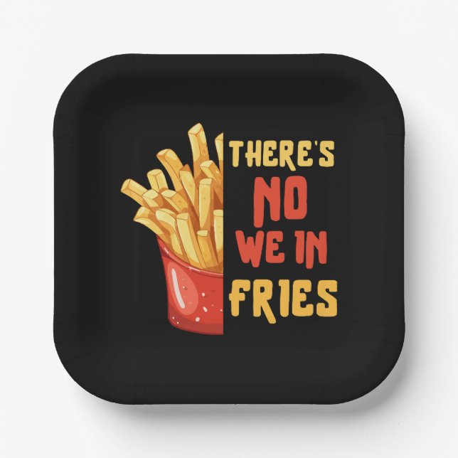 French-fries Paper Plates (Front)
