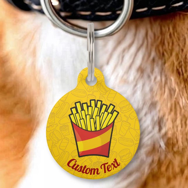 French Fries Pet ID Tag (Creator Uploaded)