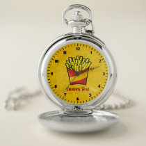 French Fries Pocket Watch