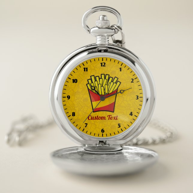 French Fries Pocket Watch (Inside)