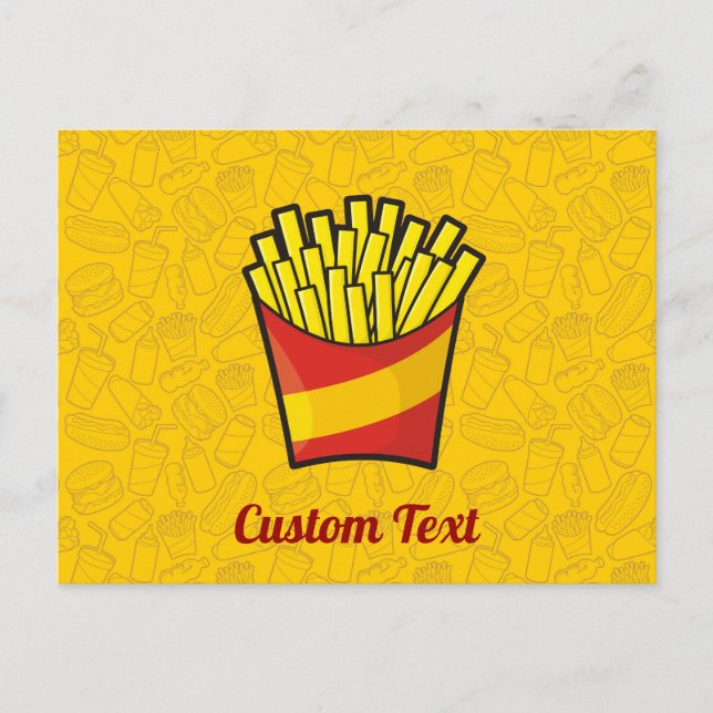 French Fries Postcard (Front)