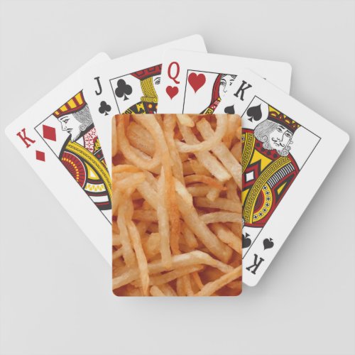 French Fries Potato Fry Poker Cards