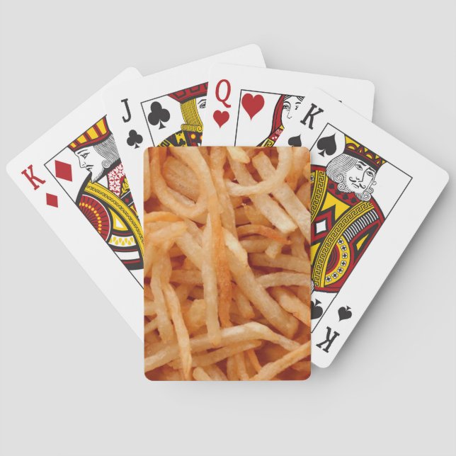French Fries Potato Fry Poker Cards (Back)