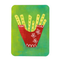 French Fries Refrigerator Magnet