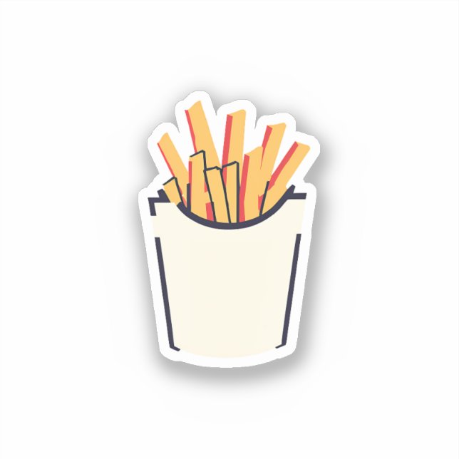 French Fries Sticker (Front)