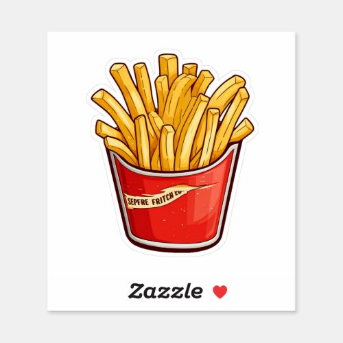 French fries  sticker
