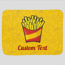 French Fries Stroller Blanket