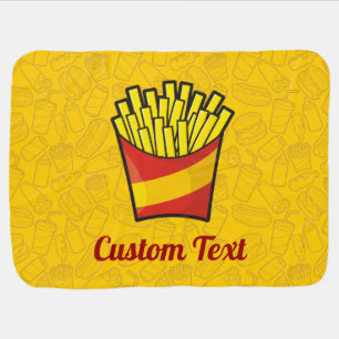 French Fries Stroller Blanket