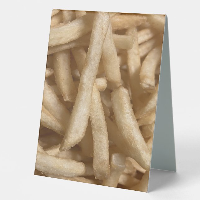 French Fries Table Tent (Front)