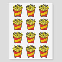 French Fries Temporary Tattoos