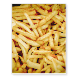 French Fries Temporary Tattoos