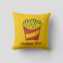 French Fries Throw Pillow
