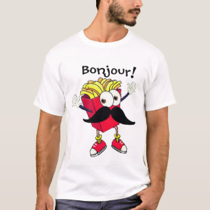 "French Fries", Trending Word Bonjour T-Shirt