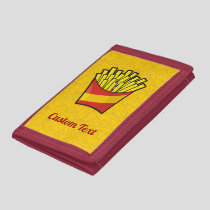 French Fries Tri-fold Wallet