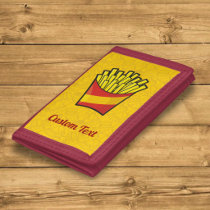 French Fries Tri-fold Wallet