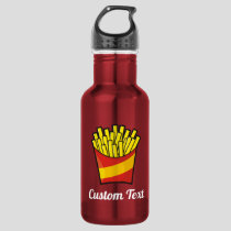 French Fries Water Bottle