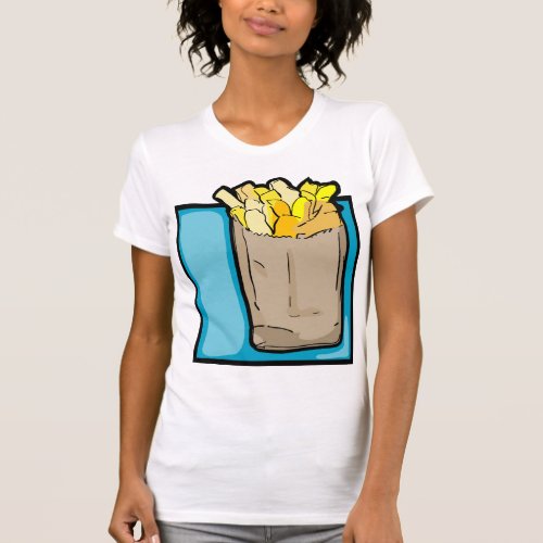 French Fries Womens T_Shirt