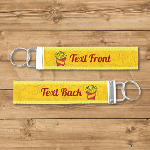 French Fries Wrist Keychain