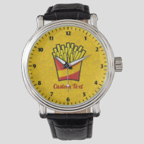 French Fries Wrist Watch