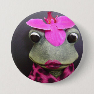French frog button pin
