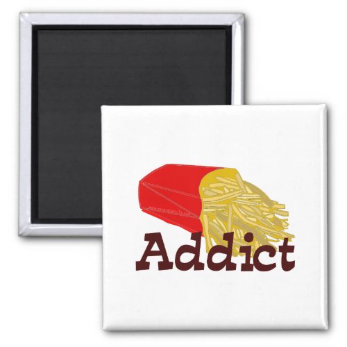 French Fry Addict Magnet