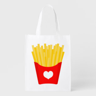 French Fry Love Grocery Bag