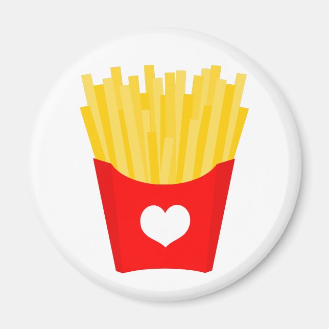 French Fry Love Magnet (Front)