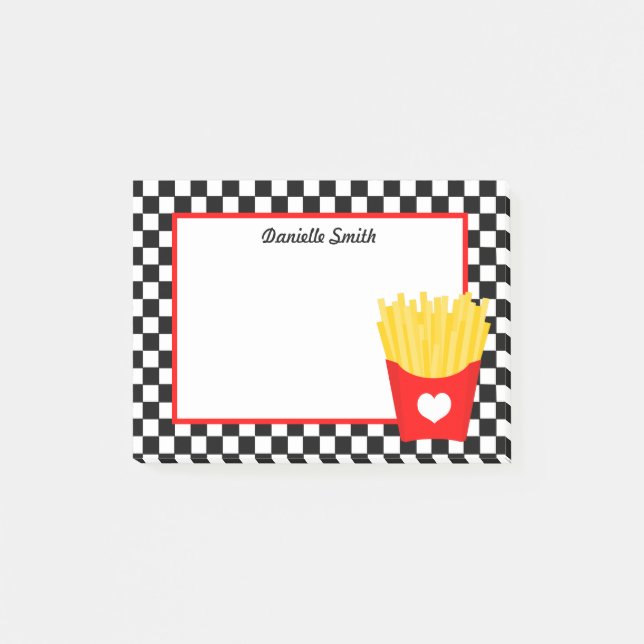 French Fry Love Post-it Notes (Front)