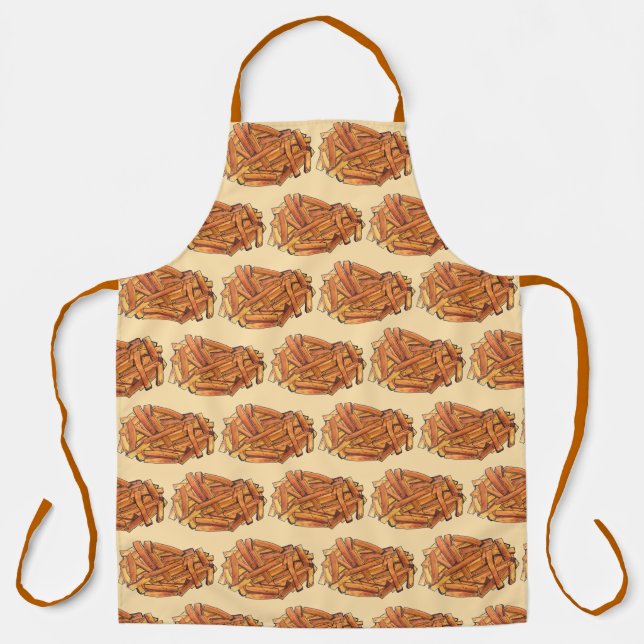 French Fry Steak Fries Fried Potatoes Junk Food Apron (Front)