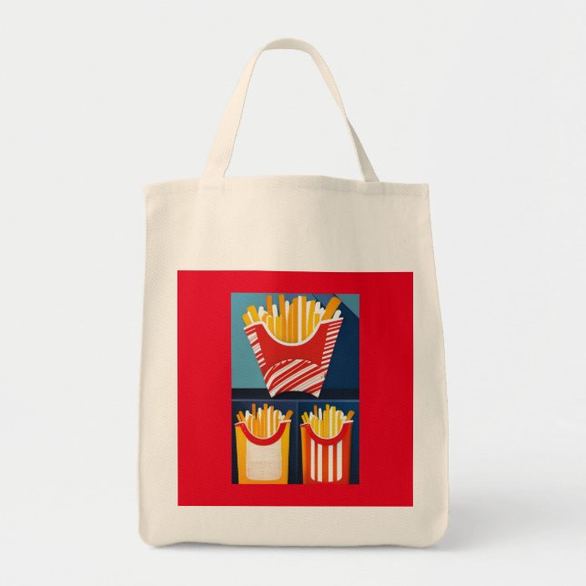 French Fry Tote Bag (Front)