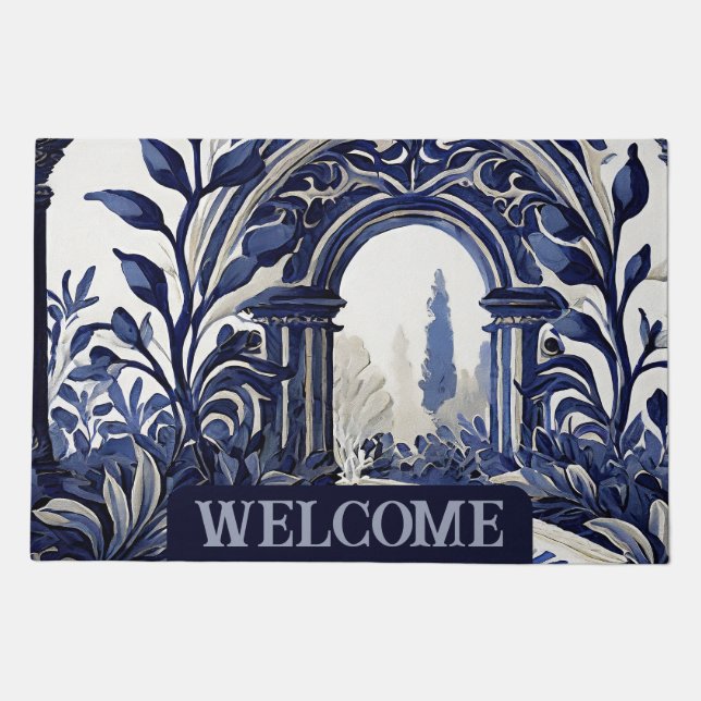 French Garden Elegance Doormat (Front)