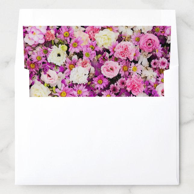 French Garden - (More Options) Envelope Liner (In Envelope)