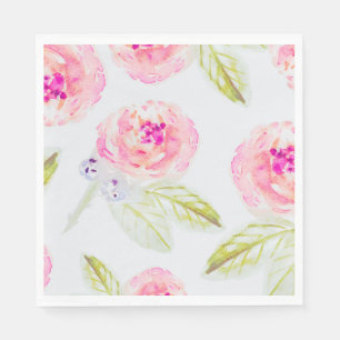 French Garden Party Bridal Shower Napkins
