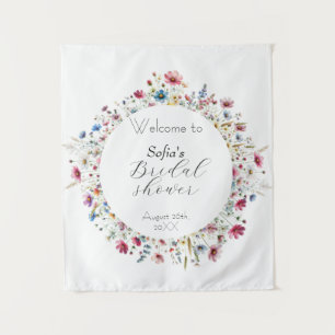 French Garden Party flower Invitation Tapestry