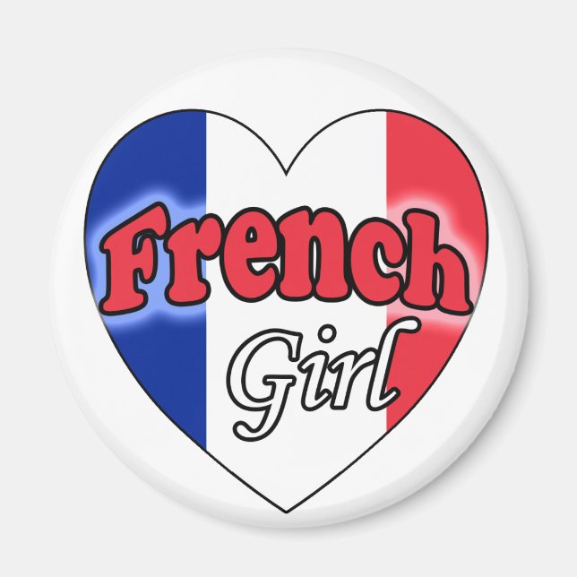 French Girl Magnet (Front)