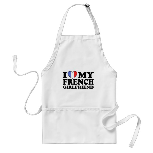 French Girlfriend Adult Apron (Front)