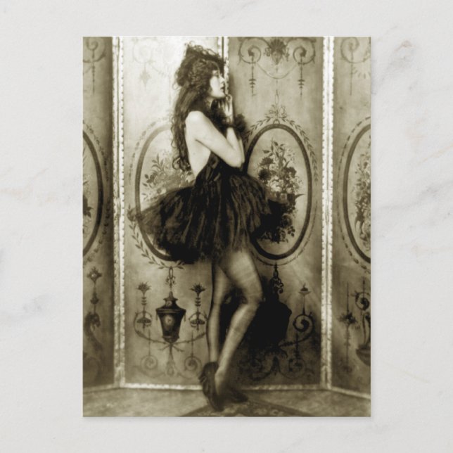 French Girls Photo Postcards (Front)