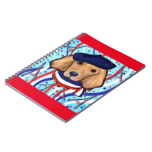 French Golden Retriever Notebook