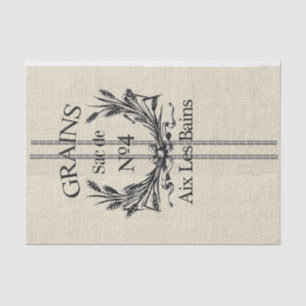 French Grain Sack Tissue Paper