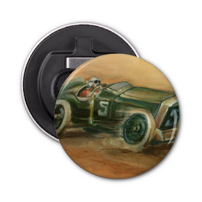 French Grand Prix Racecar by Ethan Harper Bottle Opener (Front)