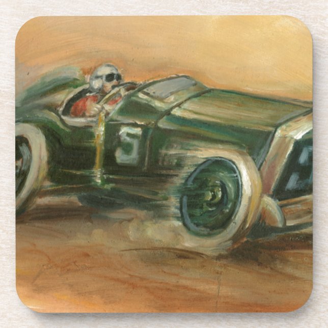 French Grand Prix Racecar by Ethan Harper Coaster (Front)