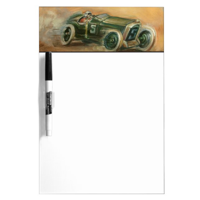 French Grand Prix Racecar by Ethan Harper Dry Erase Board (Front)