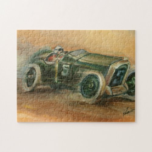 French Grand Prix Racecar by Ethan Harper Jigsaw Puzzle