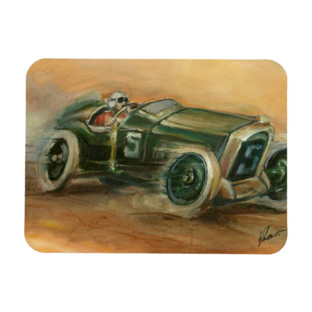 French Grand Prix Racecar by Ethan Harper Magnet (Horizontal)