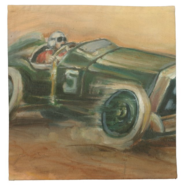 French Grand Prix Racecar by Ethan Harper Napkin (Front)