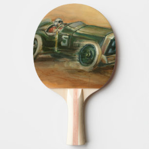 French Grand Prix Racecar by Ethan Harper Ping Pong Paddle