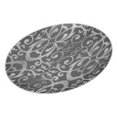 French Gray Plate (Left Side)