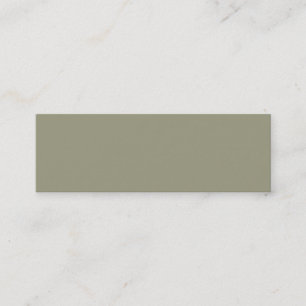 French Grey 5a Color Only Custom Design Mini Business Card