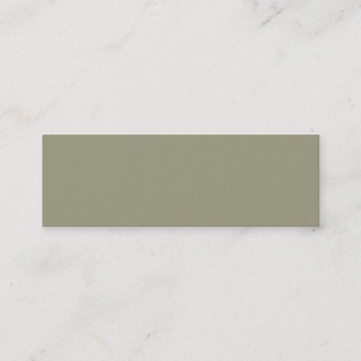 Customizable French Grey 5a Color Only Custom Design Business Card