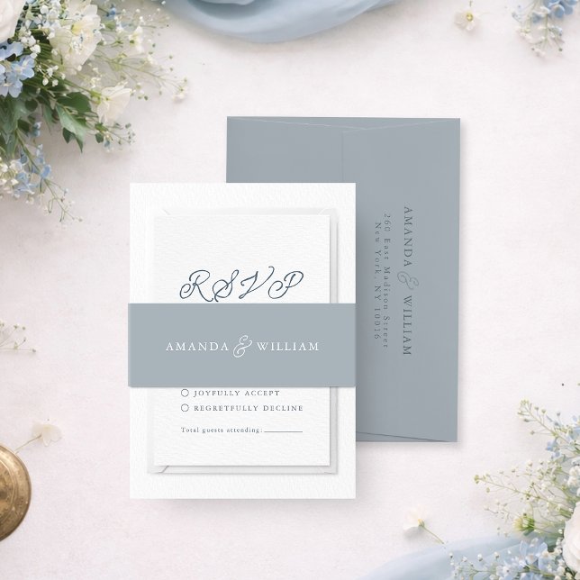 French Grey Wedding Belly Band  (Creator Uploaded)